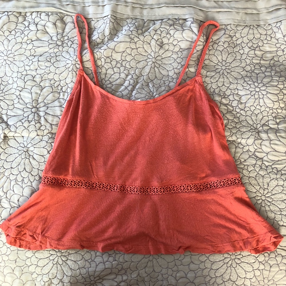 LA Hearts spaghetti strap blouse